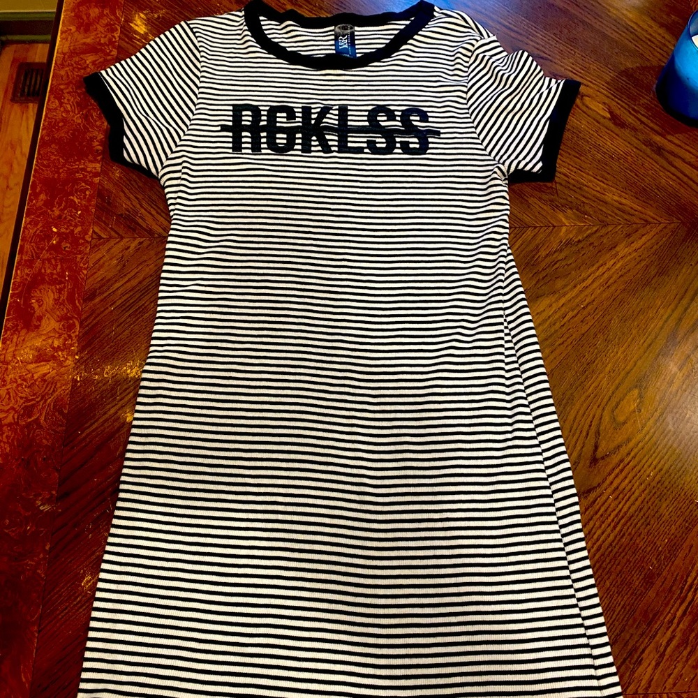 Buckle young and reckless women dress